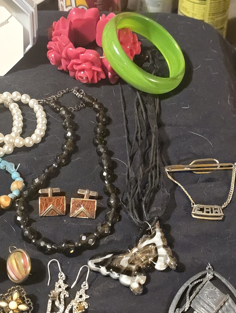 ESTATE Jewelry VINTAGE some Signed LC, 925, SWANK, BOMB PARTY, SARAH COV, Oberon - Picture 10 of 12